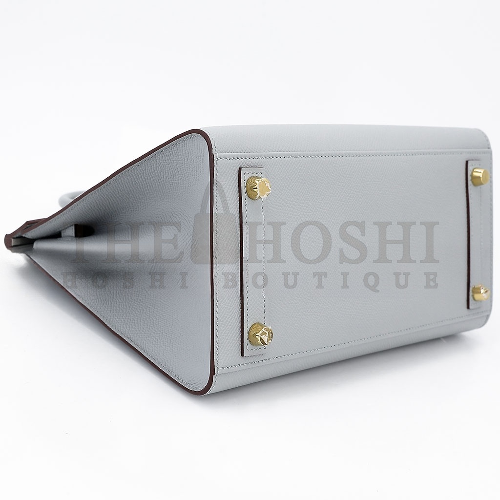 H**me5 BIRKIN 30 EPSOM LEATHER HAZE BLUE GOLD BUCKLE BAG 8007416001 (30*23*15cm) Master Quality